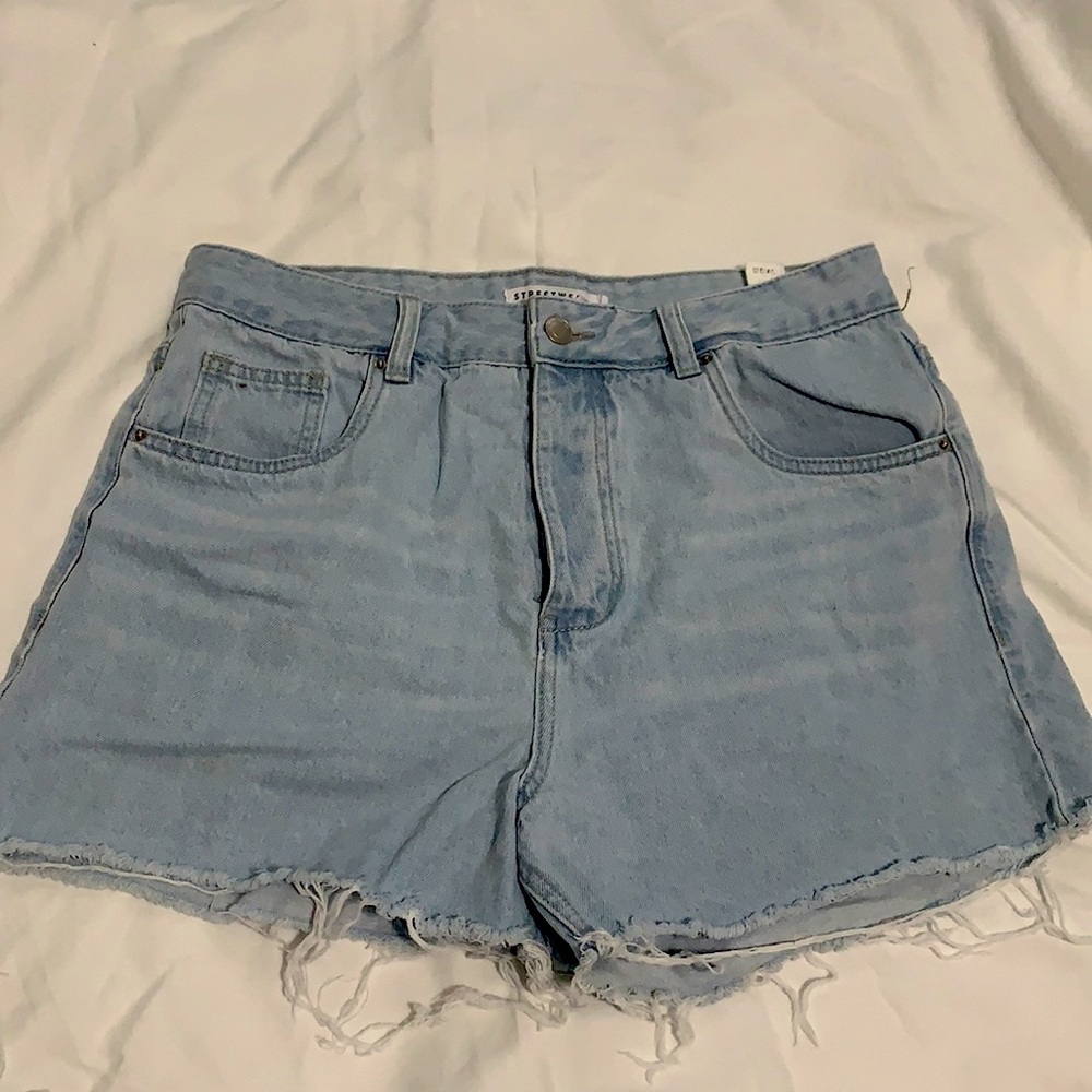 High rise teen shorts